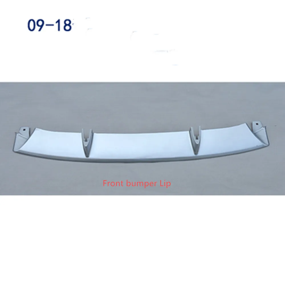 Car Front bumper Lip Fog Lamp Wind Knife Cover Trim car exterior accessories car grill mesh for Audi A6L A7 RS6 RS7 09-18