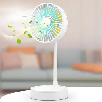 

USB Rechargeable Low Noise Portable Multi-function Desk Fan Quiet Portable Fan for Desktop Office Table Better Cooling 3 Speeds