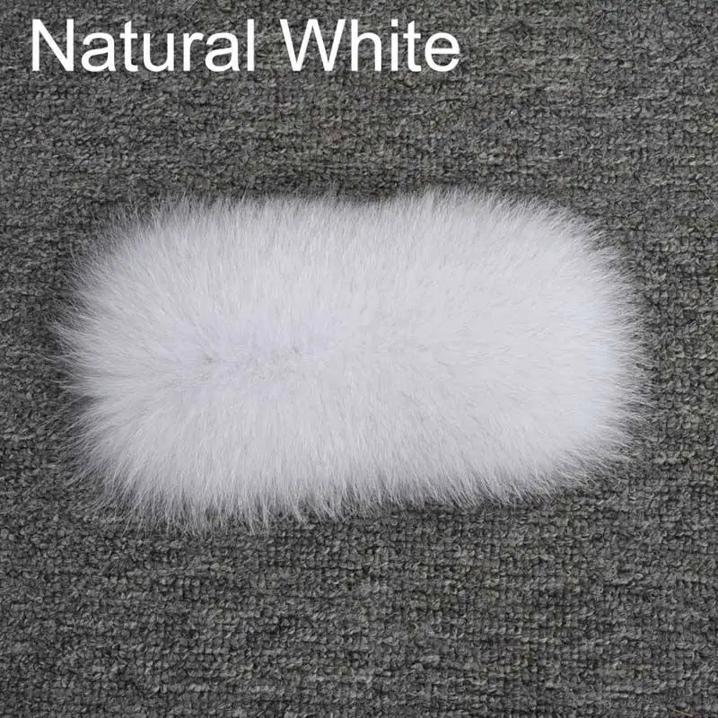 Зимняя Толстая теплая шуба из натурального Лисьего меха Женская Роскошная Шуба из натурального меха пушистые куртки S7574 - Цвет: Natural White