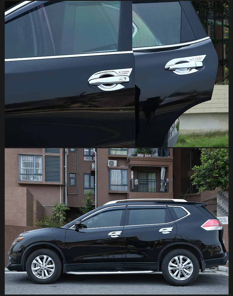 Для Nissan X trail T32 X-trail- дверная ручка рамка Защитная ручка Автомобильная дверная чаша декоративная крышка автозапчасти