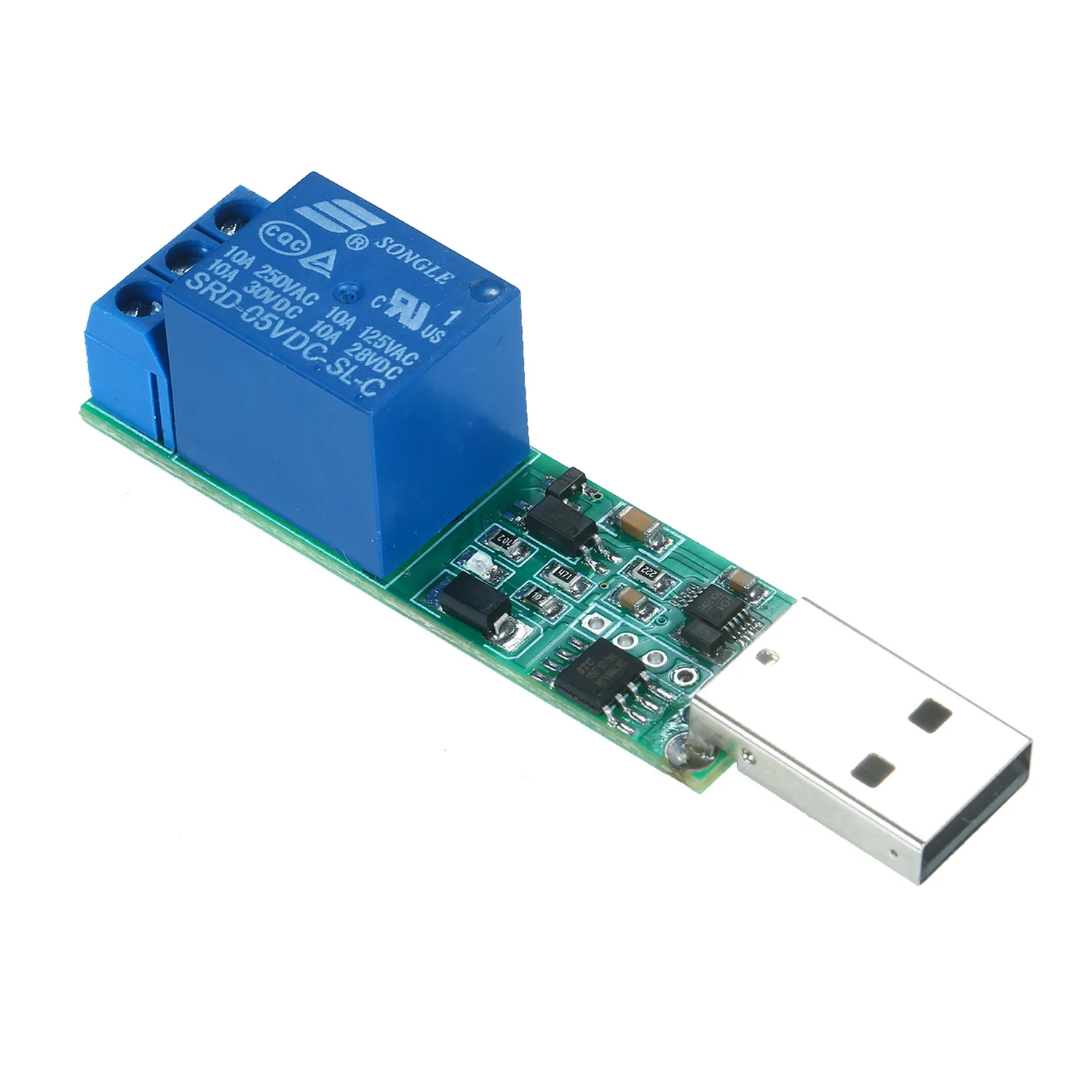 USB Последовательный порт управления релейный модуль реле печатной платы|Детали и