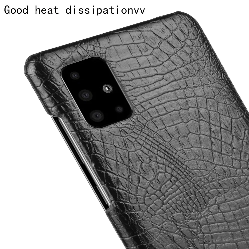 Чехол из крокодиловой кожи для Samsung Galaxy A51 2019 SM A515 жесткий защитный чехол ПК A515F/DST