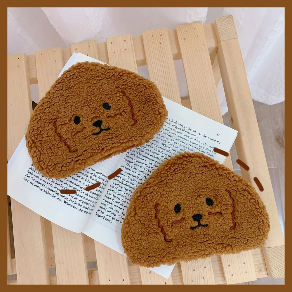 

Cute Plush Puppy Coin Bag Cartoon Cute Student Girl Soft Sister Cosmetic Bag Coin Bag Household Storage Bag Christmas Gift
