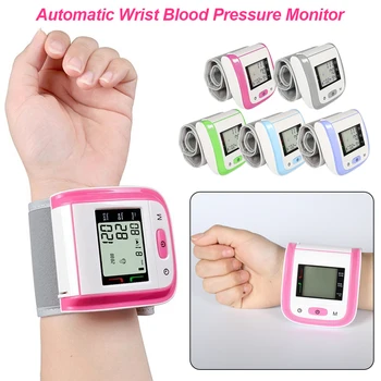 

LED Digital Wrist Blood Pressure Monitor Home Measurement Machine Device Health Care Arm Meter Pulse