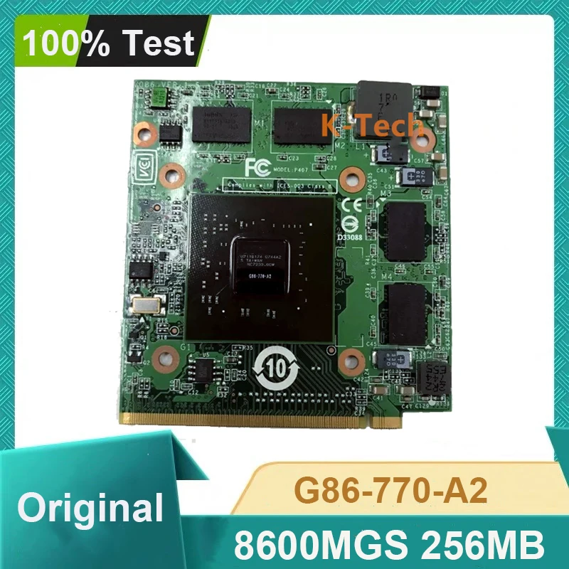 Оригинальная 8600 8600M GS 8600MGS DDR2 256 Мб G86-770-A2 графическая Видеокарта VGA для ноутбука Acer