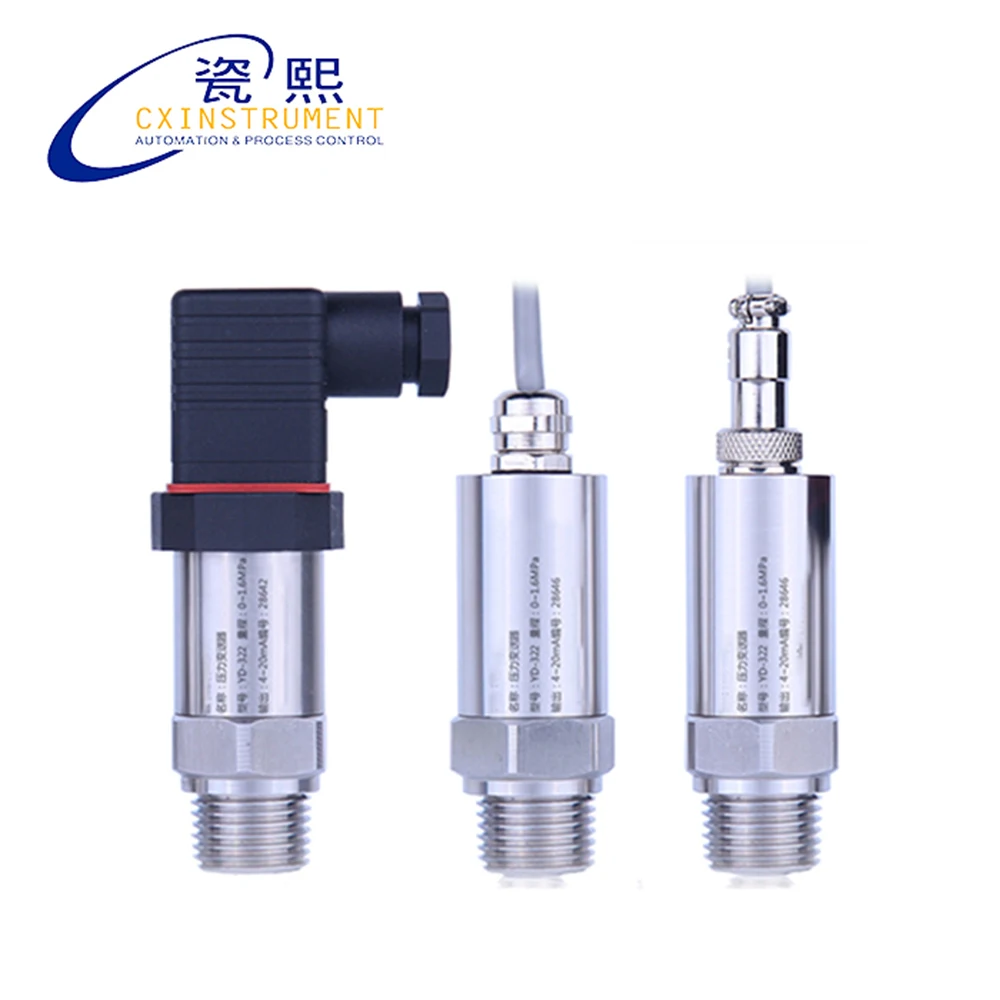 

Fuel Pressure Transducer With -0.1...0~100Mpa Range straight Line Connector Diffusion of silicon Core Micro pressure sensor