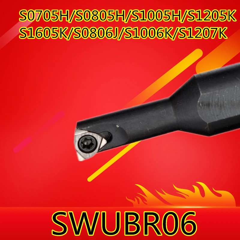 

SWUBR06 SWUBL S0705H/S0805H/S1005K/S1205K-SWUBR06 Lathe tool holder Use CNC Carbbide Insert WBGT060102 Internal Turning Tools