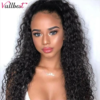 

Vallbest Water Wave Lace Front Human Hair Wigs 150% Density 13x4 Brazilian Lace Wig Human Hair Preplucked With Baby Hair Remy