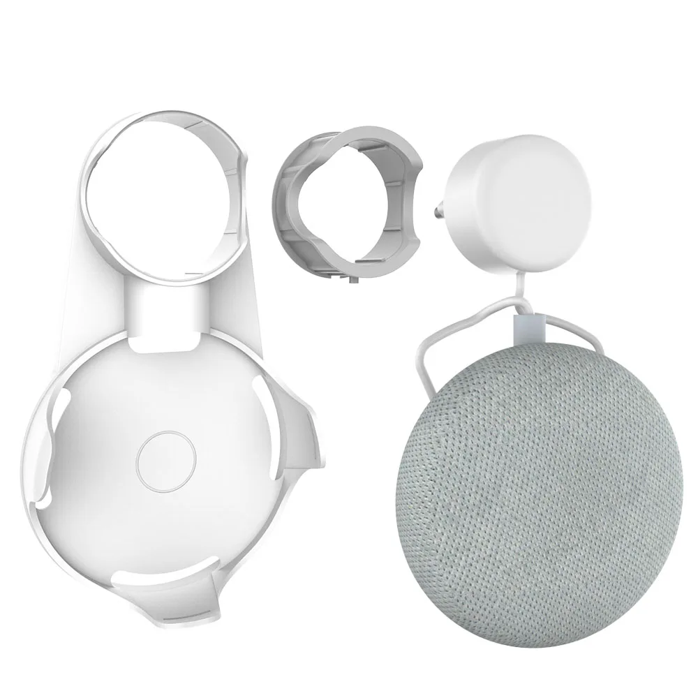 Настенный держатель для розетки кронштейн шнура Google Home Мини голосовой помощник