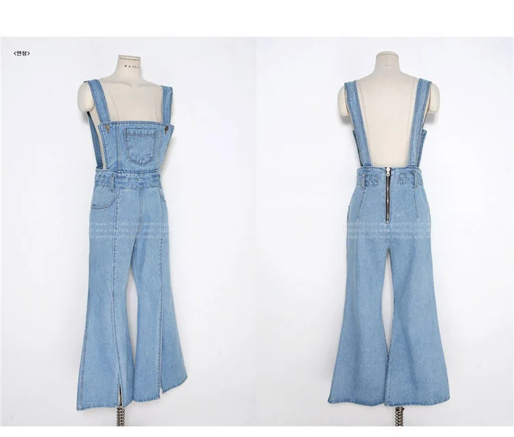 light blue Потертый джинсовый женский комбинезон для женщин s джинсовый комбинезон сексуальный тонкий повседневный длинный джинсовое платье комбинезон - Цвет: light blue