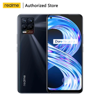 realme 5g new model Global Version realme 8 6.4"FHD+ AMOLED Display 6GB 128GB 64MP Quad Camera Helio G95 5000mAh Battery 30W Charge Mobile Phone realme new phone launch