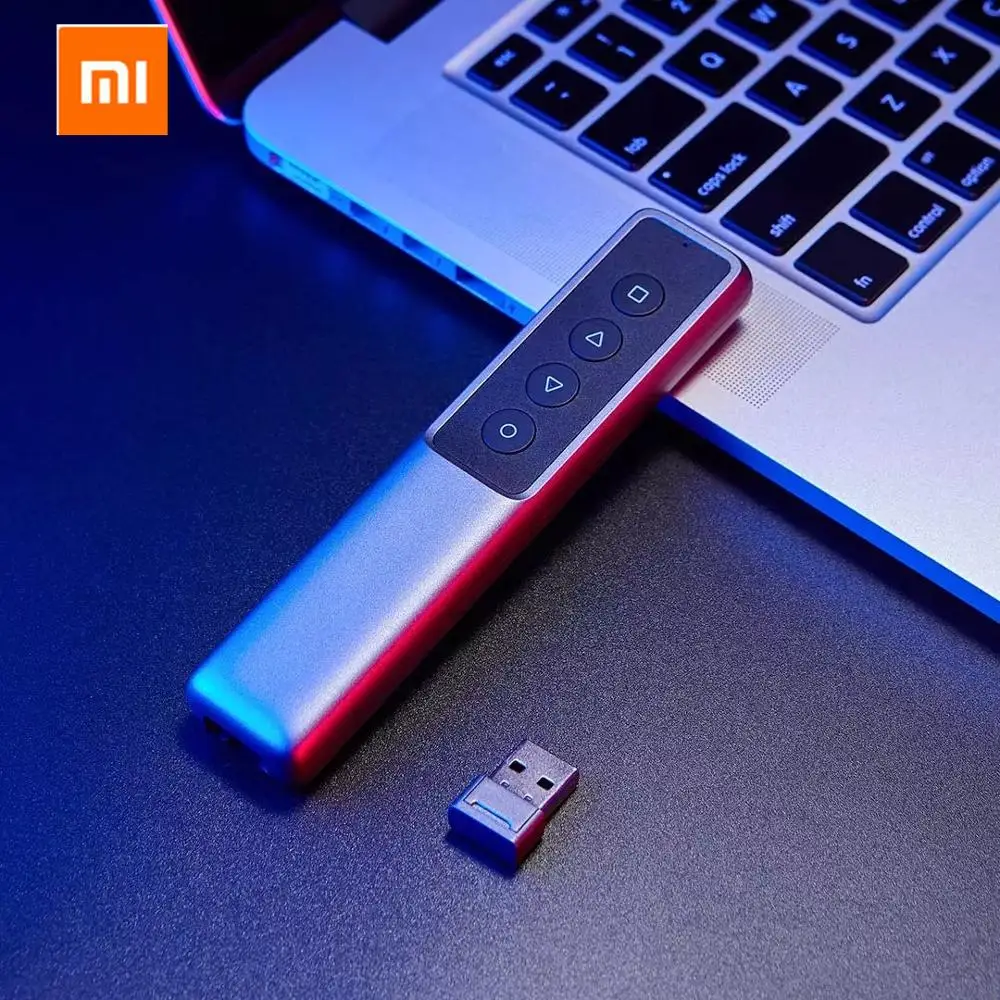 Xiaomi Mijia GUILDFORD Беспроводная ведущая Лазерная флип-ручка PPT лазерная ручка для страниц ручка для презентаций с usb-приемником