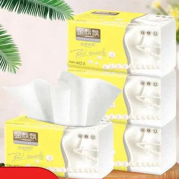 

Pumping Toilet Paper Towels Tissue Paper Napkins Pumping 4 Packs Of Paper Thick kitchen towel toilet paper bulk toilet tissue#30