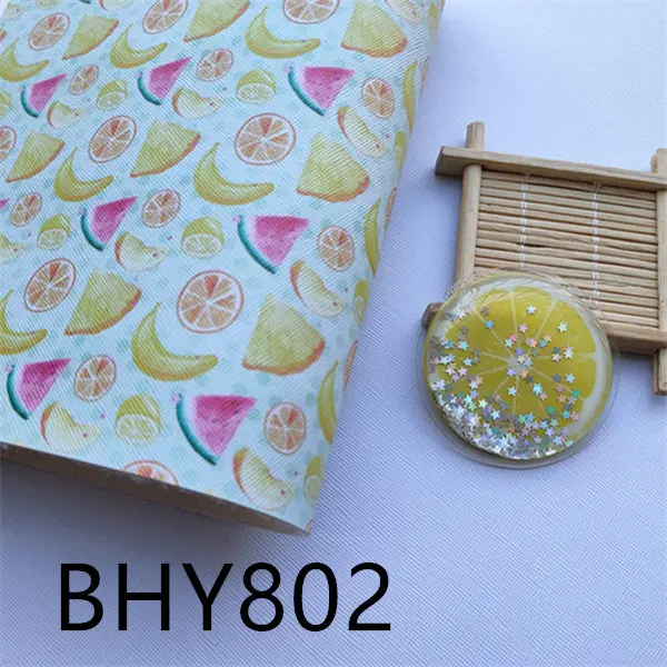 BHY802 2 шт шейкер для воды и 1 лист фруктов синтетический мультфильм виниловая кожа ткань и шейкер для воды набор BHY789 - Цвет: BHY802