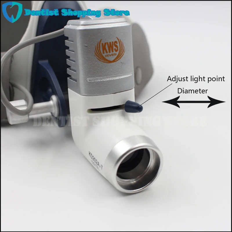  Dental Surgical Headlight KD-202A-7 Medical led light chargeable headlamp Adjustable 5W - 4000339655671