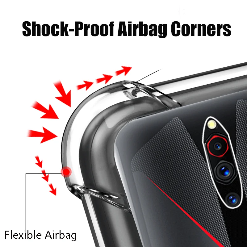 for ZTE Nubia Red Magic 5G Case Shockproof Full Protect Soft TPU