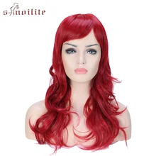 S-noilite парик для косплея из натуральных волн с челкой, синтетические волосы, высокотемпературные вечерние парики из волокна для женщин, Расставание