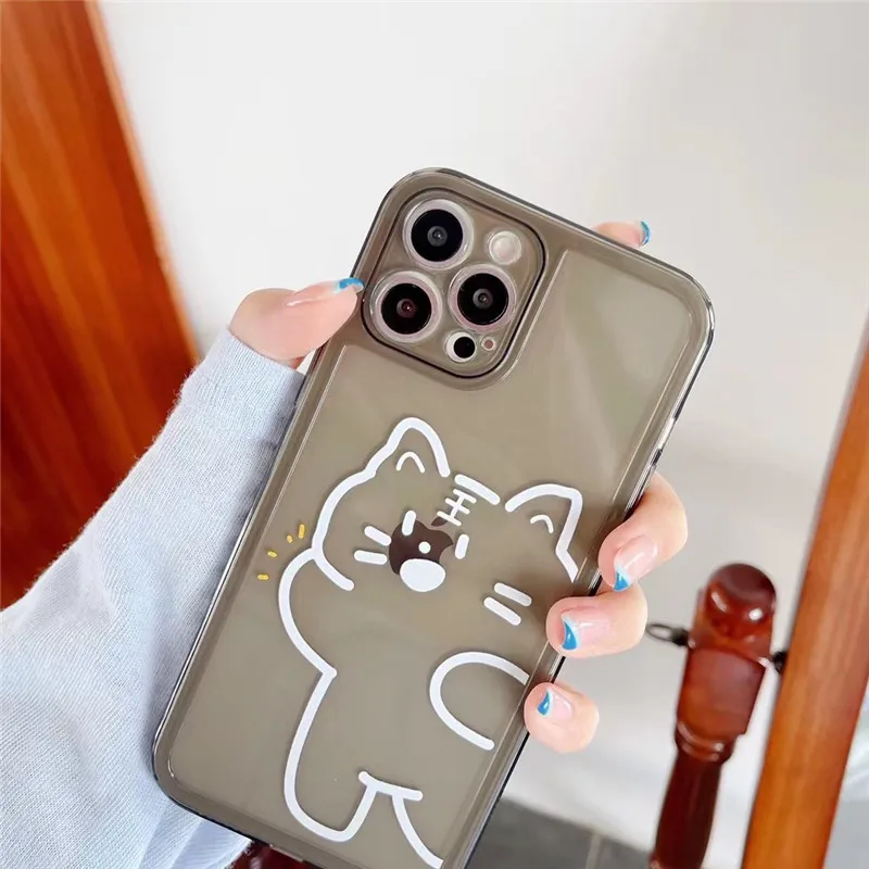 Силиконовый Прозрачный ударопрочный чехол для iPhone 12 pro 11 Pro Max XR X 7 8 plus SE | Мобильные