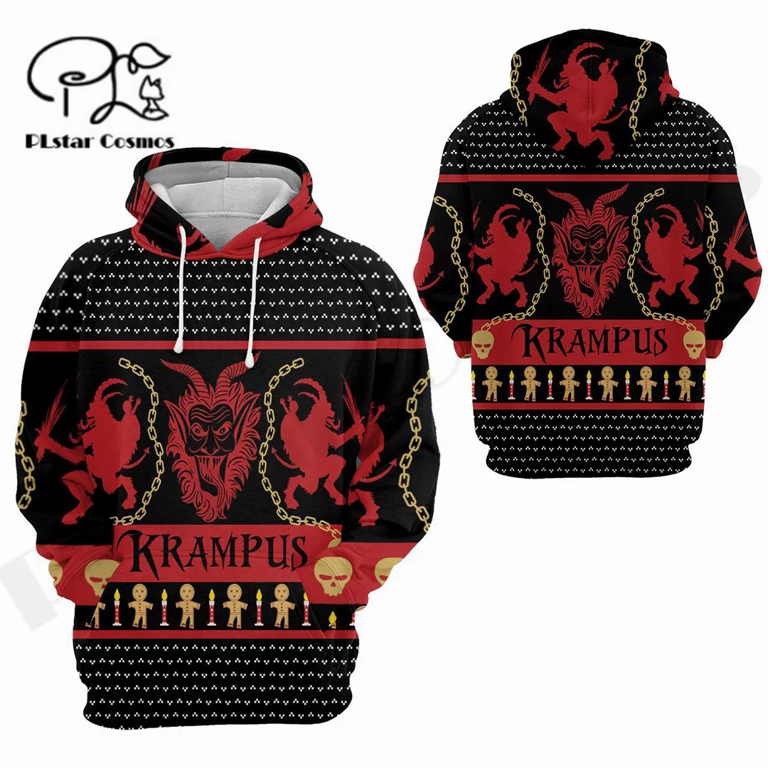 

PLstar Cosmos 3DPrinted Newest Krampus Christmas Art Unique Unisex Funny Streetwear Pullover Harajuku Hoodies/Sweatshirt/Zip B-2