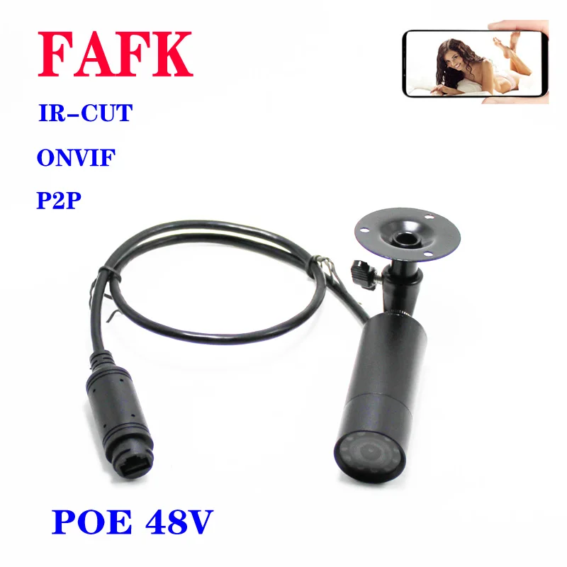 

Камера Наружного видеонаблюдения, водонепроницаемая миниатюрная инфракрасная мини-камера безопасности с ночным видением, P2P, Onvif, 1080p, 2 МП, POE