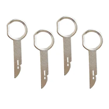 

Hand Tool Set 4pcs Car Stereo Radio Removal Remove Tool 4 Keys For For Ford For Volkswagen Car Accessories