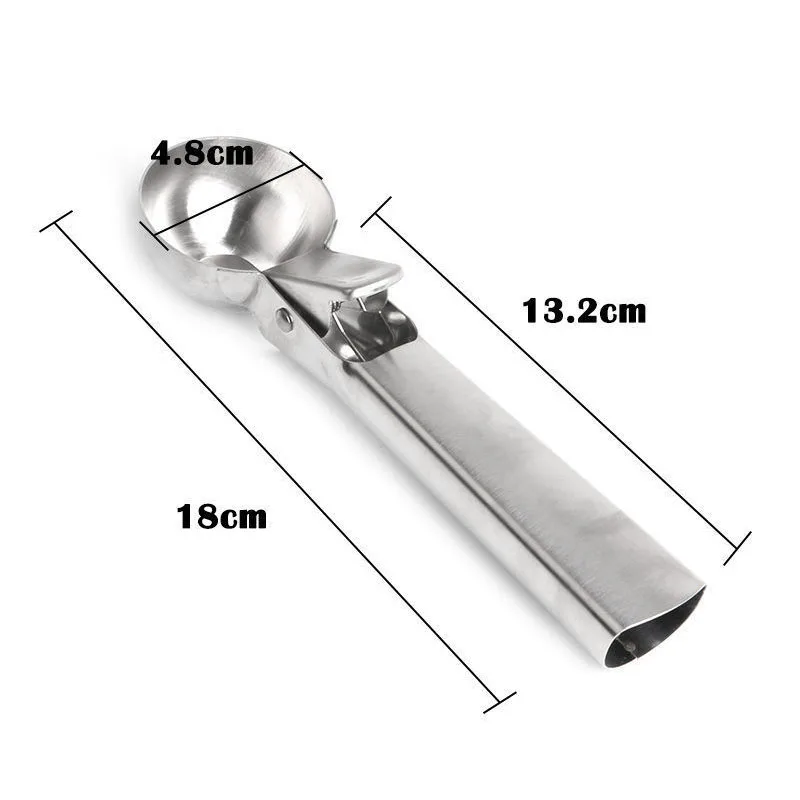 Совок Для Мороженного Нержавеющая сталь ложка-шарик для приспособление для нарезки шариков из дыни