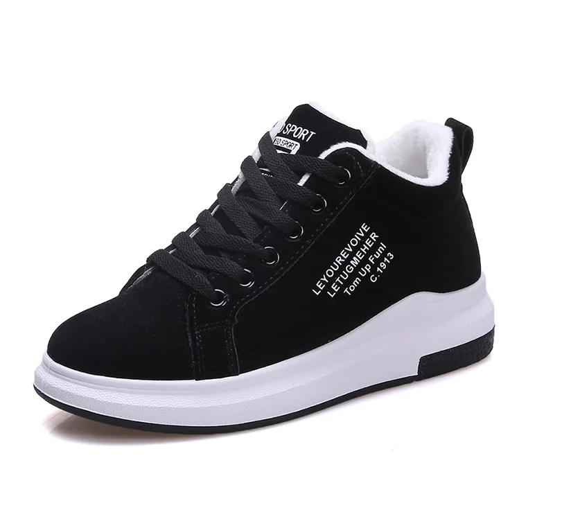 Cotton shoes women 2020 new winter plus velvet all-match student thick-soled thickened warm snow women's cotton boots