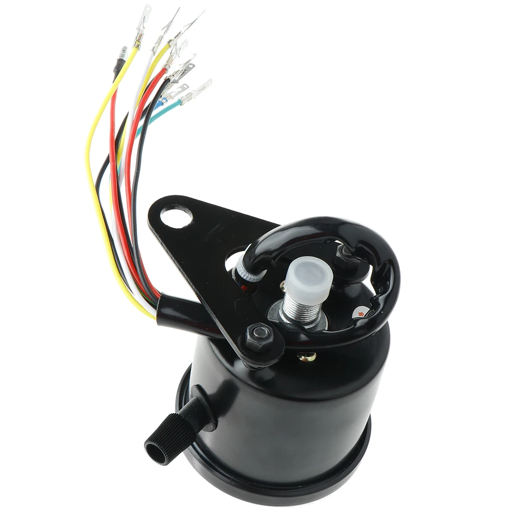 12V Motorcycle Retro LCD Speedometer Odometer Tachometer Multifunction Fuel Gauge Assembly