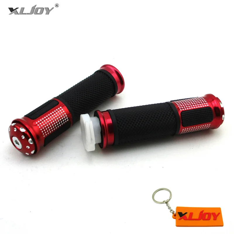 XLJOYRed22mm78HandlebarAluminiumHandGripsUniversalForATV