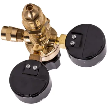 

Adjustable dual gauge Gas Bottle Regulator For CO2 Argon Welding Pressure Reducer