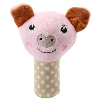 

2PCS Pig Pet Toy Bite Resistant Strawberry Cat Plush Toys Cute Funny Dog Toy Dog Squeaky Toy Cat Chew Toy