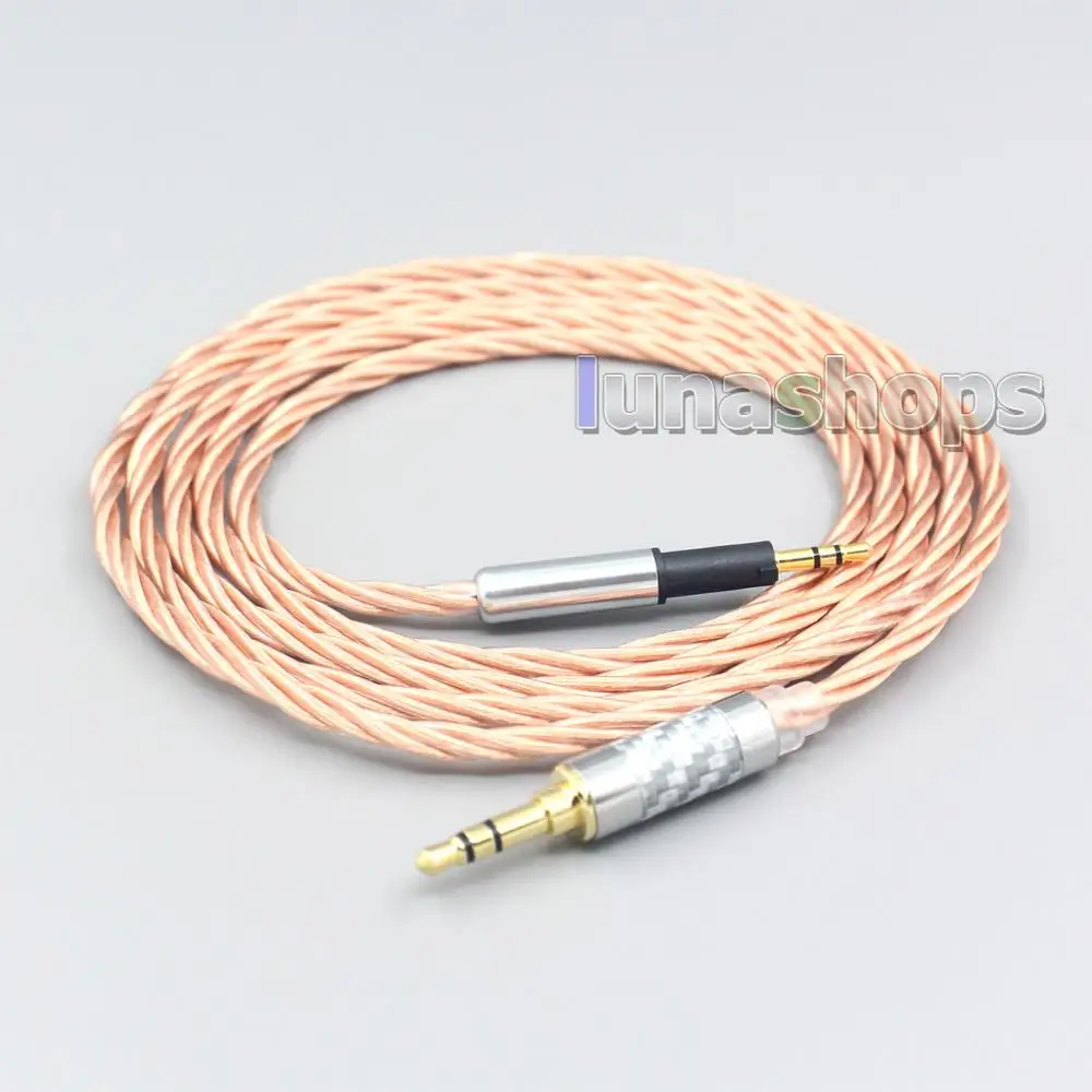 LN007146 Silver Plated OCC Shielding Coaxial Earphone Cable For AKG K450 K451 K452 K480 Q460 Headset Headphone