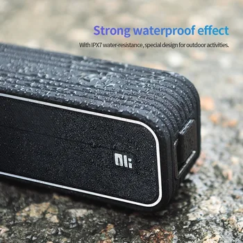 

NILLKIN Bluetooth Speakers, 40W Power IPX7 Waterproof Speaker Bluetooth 5.0 Wireless Speakers with Tri-Bass Effects, 15-Hour