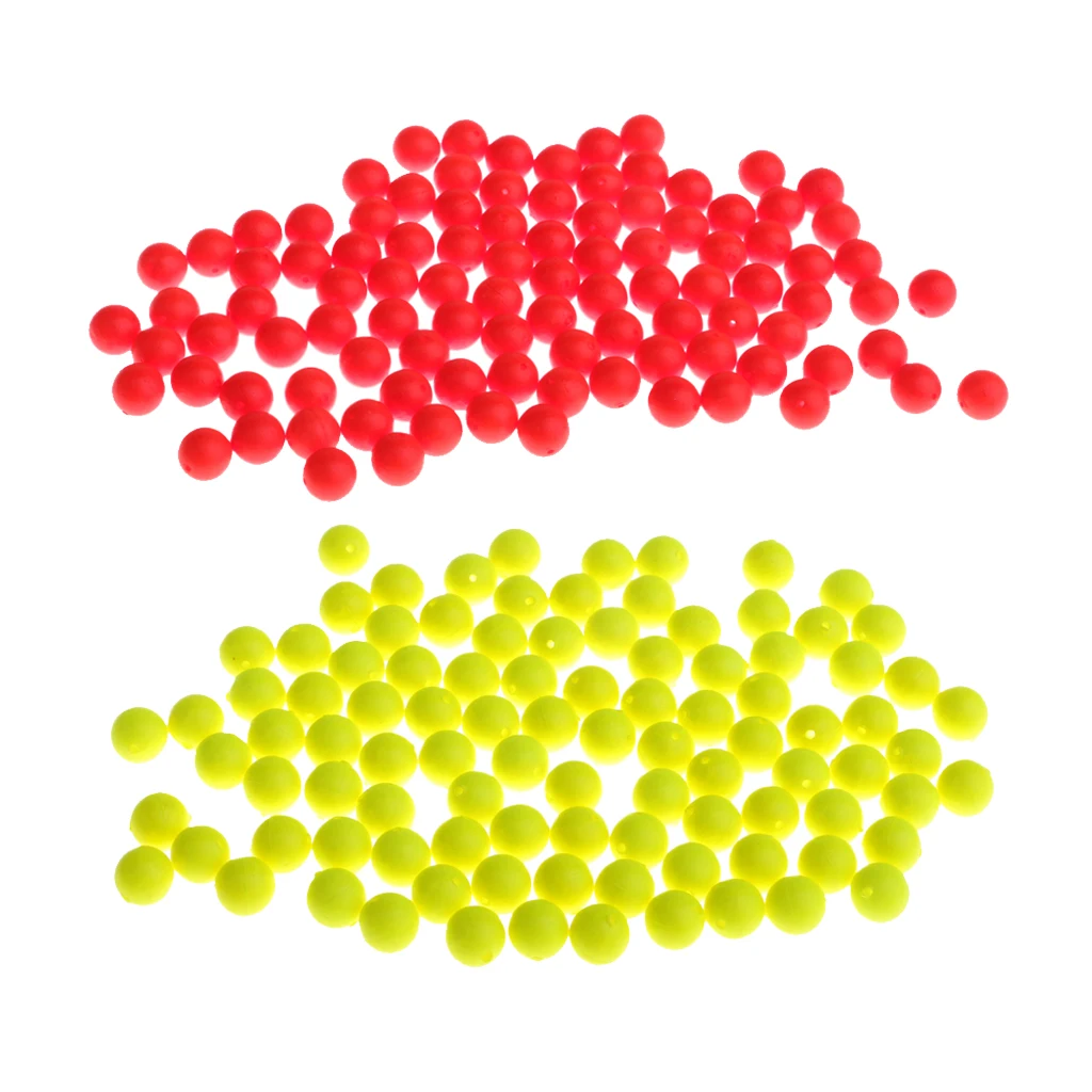 200Pcs/Set EVA Foam Fishing Strike Indicator Fishing Floats Bobbers 7mm & 8.3mm Buoyancy Bobber Fishing Float