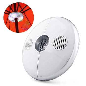 

2019 New Outdoor Multi-function USB Rechargeable Smart Umbrella Light 5V 6W 48LED Colorful Bluetooth Audio Camping Tent Light