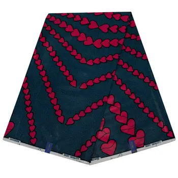 

Ankara African Wax Prints Fabric dutch High Quality African Real Dashiki Wax Fabric 100% cotton 6yards