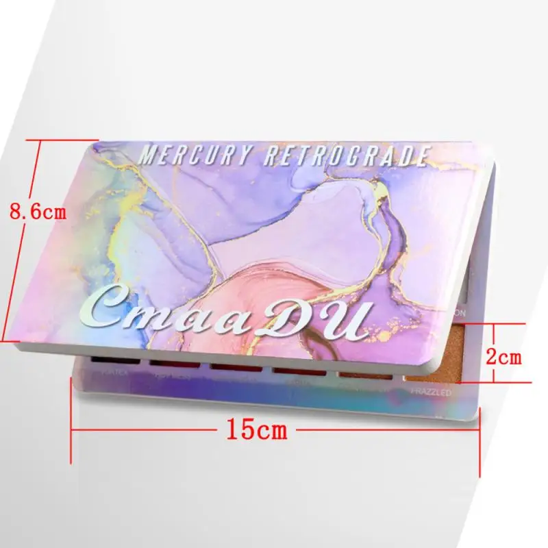 18 Color Eye Shadow Natural Matte Eyeshadow Palette Waterproof Eyeshadow Sweatproof Long-lasting Eye Shadow Powder Eye Makeup