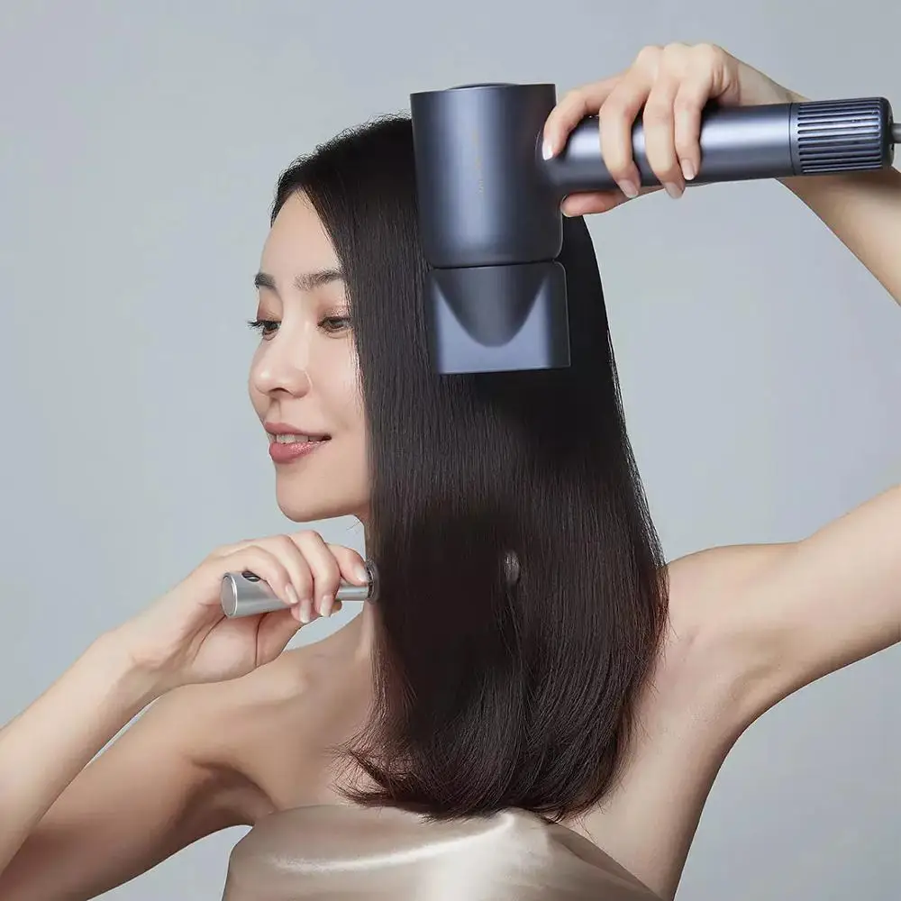 

2020 Zhibai Professional Hair Dryer Salon Ionic Care With Diffuser Brush Multi Styler 11 Modes Styling Tools From Xiaomi Youpin