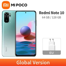Global Version Xiaomi Redmi Note 10 4GB 64GB/128GB Cellphone Note10 AMOLED DotDisplay Snapdragon 678 5000mAh 33W Fast Charging