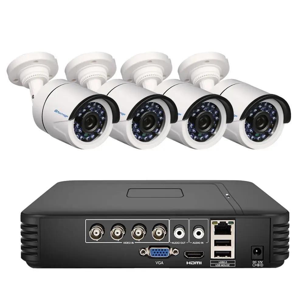 Камера видеонаблюдения Techage инфракрасная камера безопасности с функцией ночного