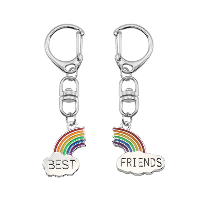 Accessories Keychain Charms | Key Chain Best Friends - Diy 2 /set Lovely - Aliexpress