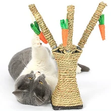 Gato juguete para rascar 33*10cm Marco de escalada poste mascota juguete rascador mascota rascador árbol de escalada(China)