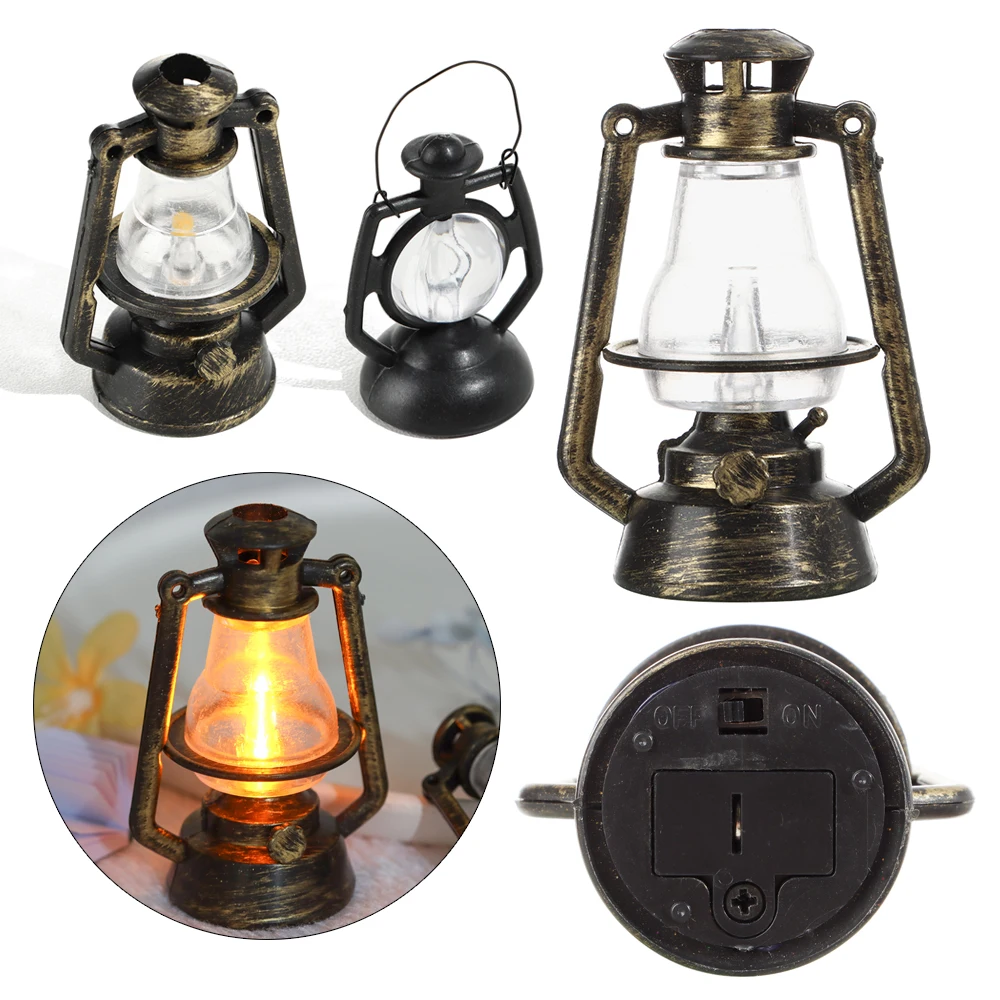 1:12 1:6 Scale Miniature Oil Lamp Dollhouse Accessories Mini Kerosene Lantern Doll House Decor Scene Ornaments Pretend Play 2 1:12 1:6 Scale Miniature Oil Lamp Dollhouse Accessories Mini Kerosene Lantern Doll House Decor Scene Ornaments Pretend Play 2