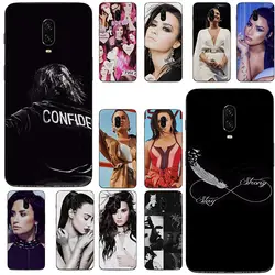 Чехол для телефона oneplus 5, 5, 6, 6, 7 Pro, силиконовый чехол-накладка с милым мультипликационным принтом Demi Lovato