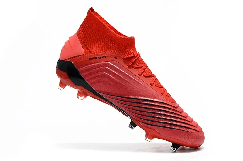 Free shipping Predator 19.1 FG Soccer shoes hot selling football boots - Цвет: like photos