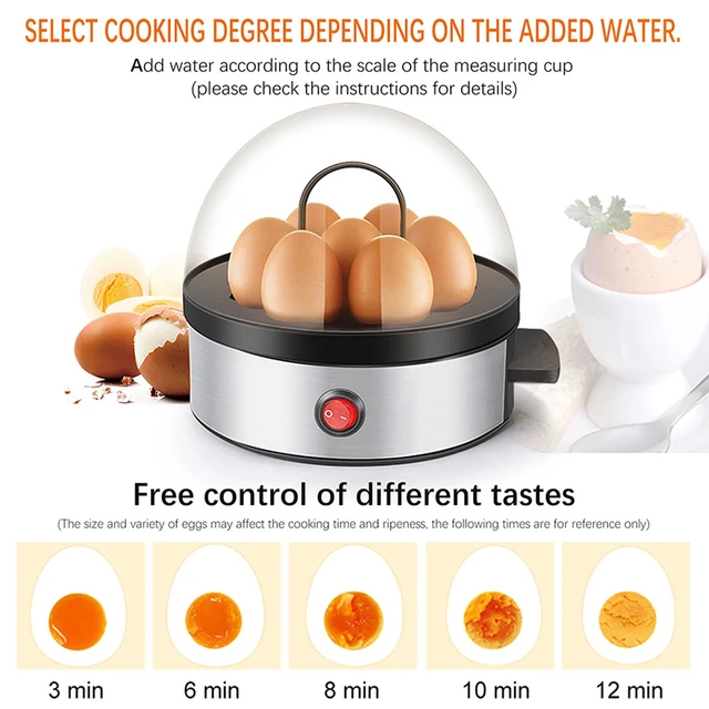 Mini Egg Boiler Electric Egg Steamer Stainless Steel Egg Cooking