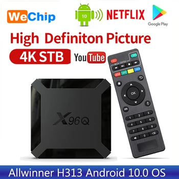 

Wechip X96Q Smart TV Box Android 10 Allwinner H313 Quad Core Set Top Box Support 4K Netflix Youtube 2GB 16GB Media Player