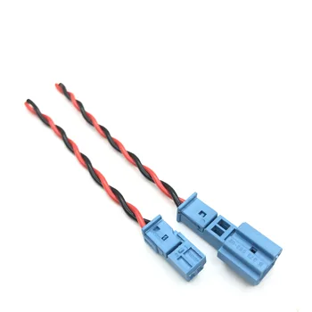 

2Sets/lot 2 Pin/Way Male Female Door lights High-pitched Speaker Plug Stereo Electric Connector With Cable Wire Pigtail For BMW