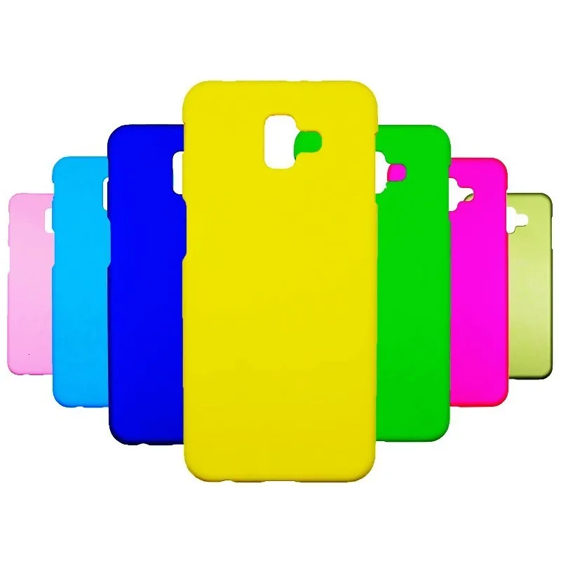 J8 Plus чехол для samsung Galaxy J4 J6 2018 задняя крышка Funda пластиковый PC телефона | Мобильные