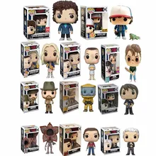 Funko pop Stranger Things Eleven Demogorgon Hopper Jonathan Nancy Brenner Joyce Фигурки Коллекционная модель игрушки с коробкой